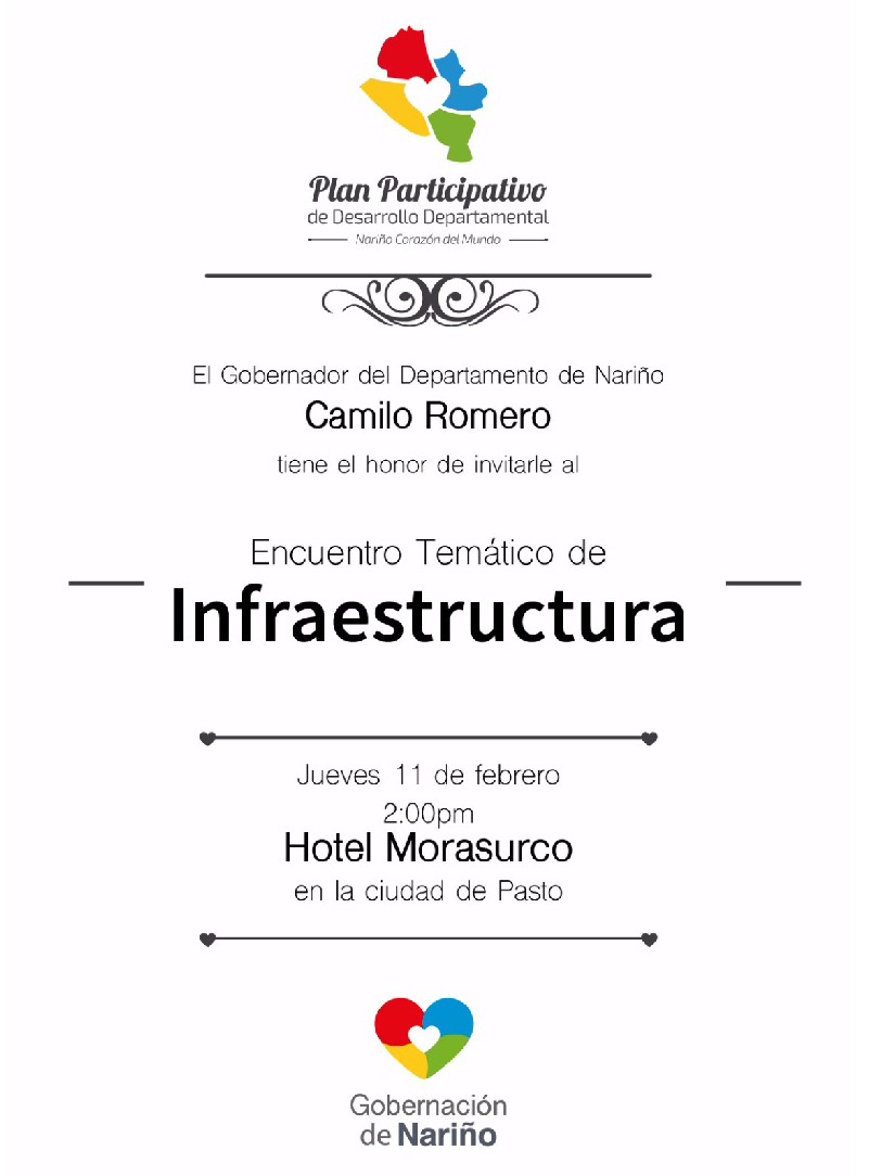 MESA TEMÁTICA INFRAESTRUCTURA